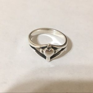 James Avery heart cross ring. Size 6.5